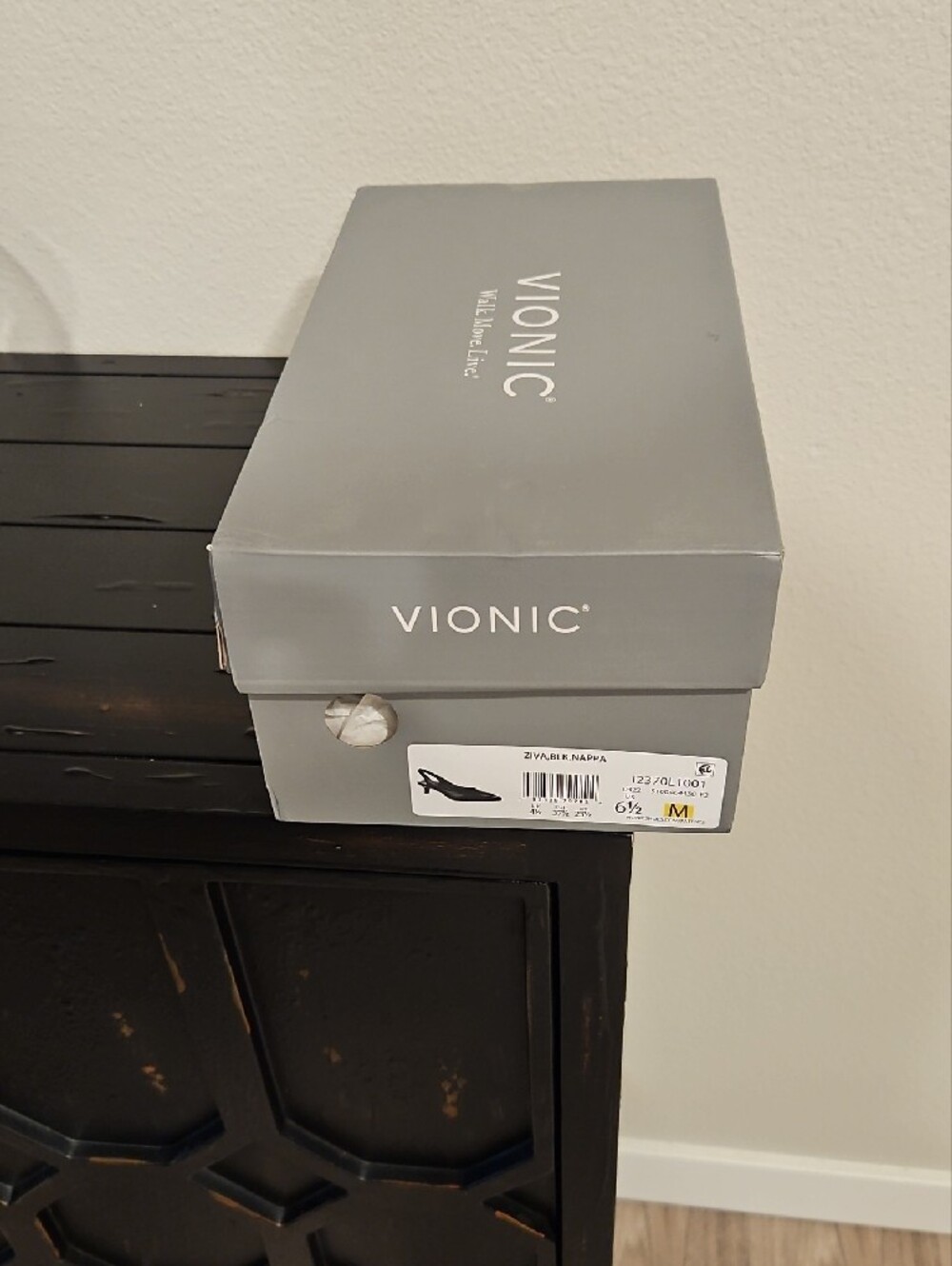 Vionic Womens Ziva Black Slingbacks Size 6.5 Medium (B, M) - Picture 6 of 6